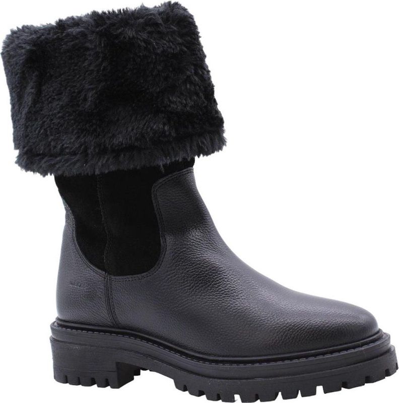 Geox - D IRIDEA - Kuitlaarzen - Zwart - Ademend - Ritssluiting