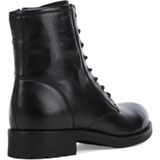 Geox - D RAWELLE A - Enkellaarsjes - Zwart - Leer