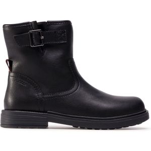 GEOX - Eclair - Biker Boots - Zwart - Synthetisch