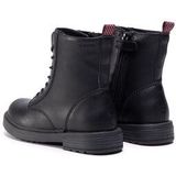 GEOX - Eclair - Biker Boots - Zwart - Synthetisch