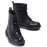 GEOX - Eclair - Biker Boots - Zwart - Synthetisch