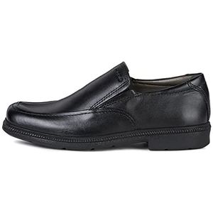 Geox - Federico - Mocassins - Zwart - Formele Schoenen voor Jongens