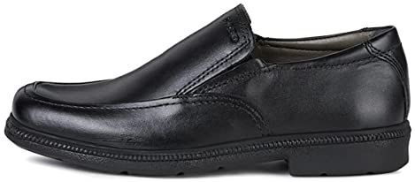 Geox - Federico - Mocassins - Zwart - Formele Schoenen voor Jongens