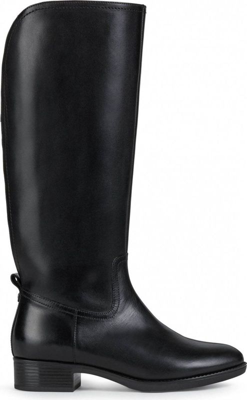 Geox - Felicity - Dameslaarzen - Zwart - Leer - Ademend