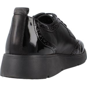Geox - Arlara - Dames Derbie - Zwart - Comfortabele Ademend