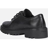 GEOX - CASEY - Veterschoenen - Zwart - Leer