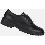 GEOX - CASEY - Veterschoenen - Zwart - Leer