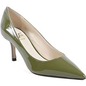 19V69 ITALIA Womens Pump Dark Green INES65 Green Patent, Groen, 41 EU