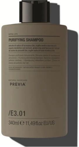 PREVIA - Extra Life - Purifying Shampoo - 250 ml - Biologisch Paardenbloemextract
