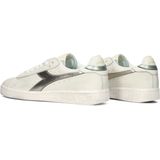Diadora - Game L Low Waxed Metal - Sneakers - White - Rundleer