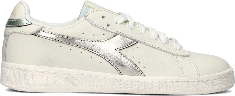 Diadora - Game L Low Waxed Metal - Sneakers - White - Rundleer