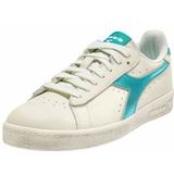 Diadora - Game L Low Waxed - Sneakers - Sky Blue Turquoise - Rundleer