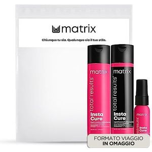 Matrix | Shampoo Kit 300 ml + conditioner 300 ml + gratis 30 ml spray voor beschadigd haar, Instacure
