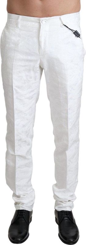 Dolce & Gabbana - Brokaatbroek - Wit