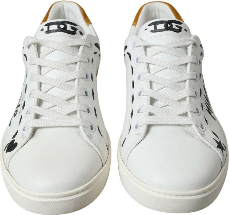 Dolce & Gabbana Heren Leren Lage Sneakers