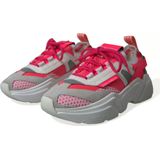 Leren Lage Sneakers Met Dikke Rubberen Zool