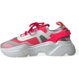 Leren Lage Sneakers Met Dikke Rubberen Zool