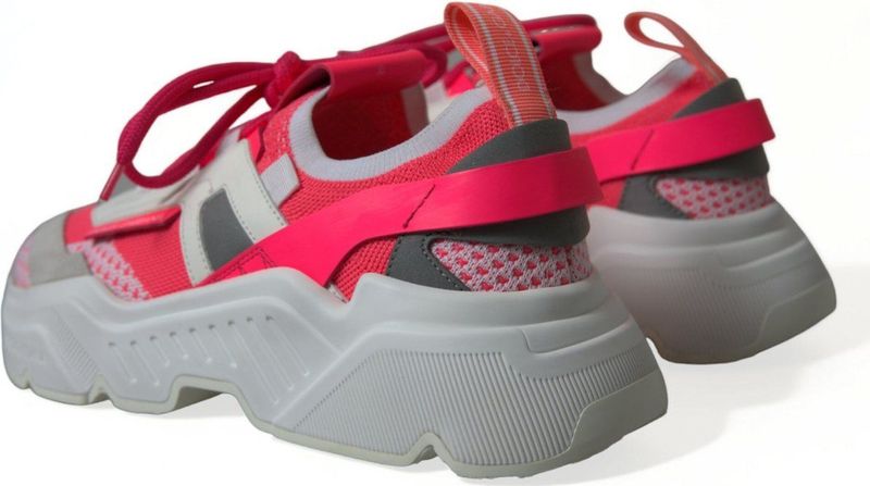 Leren Lage Sneakers Met Dikke Rubberen Zool