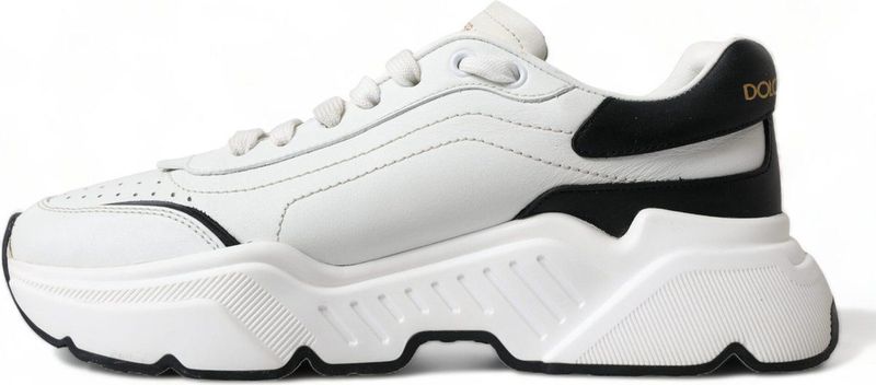 Leren Lage Sneakers Met Logodetails