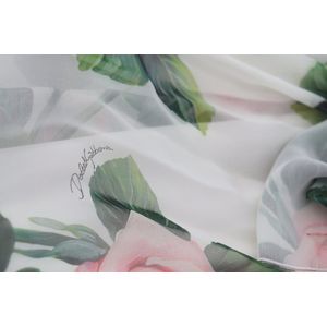 Dolce & Gabbana - Jurk - Roze - Viscose - A-lijn - Strapless