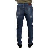 Slim Fit Gescheurde Jeans