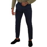 Klassieke Pas Broek Marineblauw