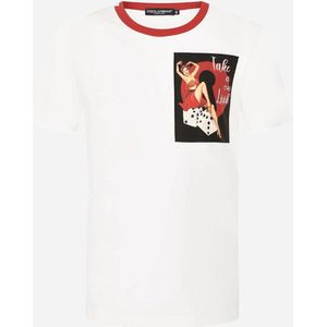 Dolce & Gabbana, Heren, Tops, Wit, Maat: XS Katoen,