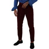Dolce & Gabbana - Slim-fit Broeken - Rood - Katoen