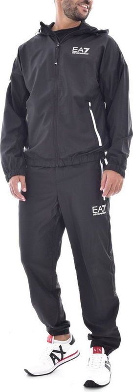 EA7 - 8NPV08_PN4HZ - Trainingspak - Zwart - Polyester - Lange Mouwen