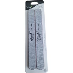 EM Milano Nagelvijl - 2 Stuks - 80/100 - Grijs