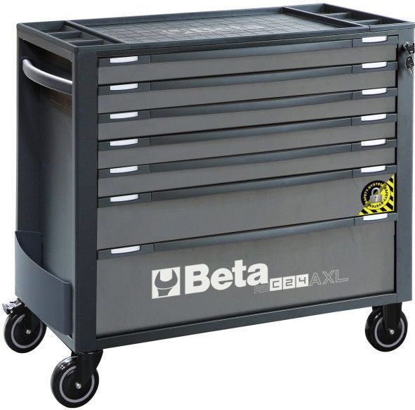 Beta - Gereedschapswagen - Zwart - ABS - Met 7 Laden