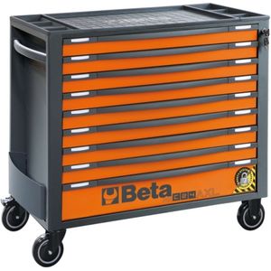Beta - RSC24AXL/9 - Gereedschapswagen - Oranje - 9 Laden