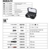 Beta Easy - Gereedschapskoffer gevuld / compleet 100-delig assortiment