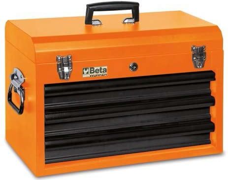Beta - BW C22E - Gereedschapskist - Zwart - Plaatstaal - 3 Laden
