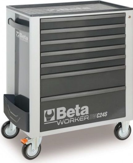 Beta - BW 2400S G/7 E-S - Gereedschapswagen - Grijs - 7 Laden - 240-delig Gereedschap