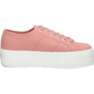Superga 2790 Cotw Linea Veterschoenen Laag - koraal rood