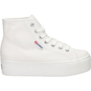 Superga 2708 Hi-Top Veterschoenen Hoog - wit - Maat 42