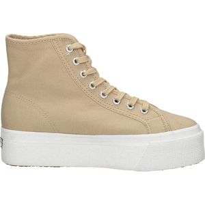 Superga 2708 Hi-Top Veterschoenen Hoog - beige - Maat 41