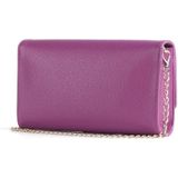 Clutch met labelapplicatie, model 'DIVINA'