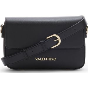 Valentino by Mario Valentino, Tassen, Dames, Zwart, ONE Size, Leer, Zwarte Cameratas Zero Re Flap