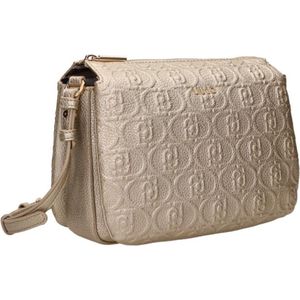 Liu Jo Medium Crossbodytas / Schoudertas Dames - Caliwen - Logo Print - Goud