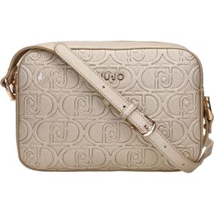 Liu Jo Kleine Crossbodytas / Schoudertas Dames - Manh - Logo Print - Goud