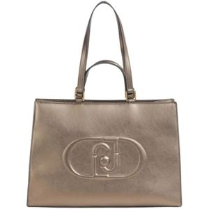 LIU JO Rubino ECS Tote - Shopper - Bronzo - 100% Polyurethaan