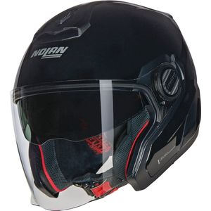 Nolan - N40-5 06 Classico N-Com - Jet Helm - Zwart - Kunststof