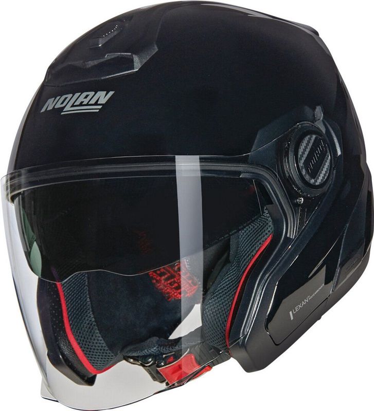 Nolan - N40-5 06 Classico N-Com - Jet Helm - Zwart - Kunststof