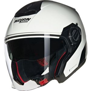 Nolan - N40-5 Classico Open Helm - Metaalwit - Veiligheidsvoorzieningen