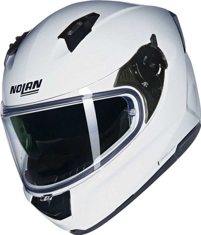 Nolan - N60-6 Integraalhelm - Metaalwit - Polycarbonaat