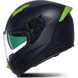 Nolan - N60-6 Classico Nobile - Integraalhelm - Zwart / Fluo Groen - Polycarbonaat