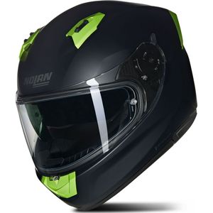 Nolan - N60-6 Classico Nobile - Integraalhelm - Zwart / Fluo Groen - Polycarbonaat