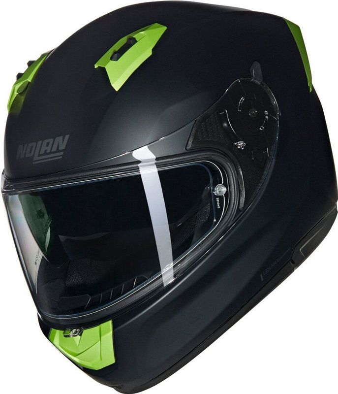 Nolan - N60-6 Classico Nobile - Integraalhelm - Zwart / Fluo Groen